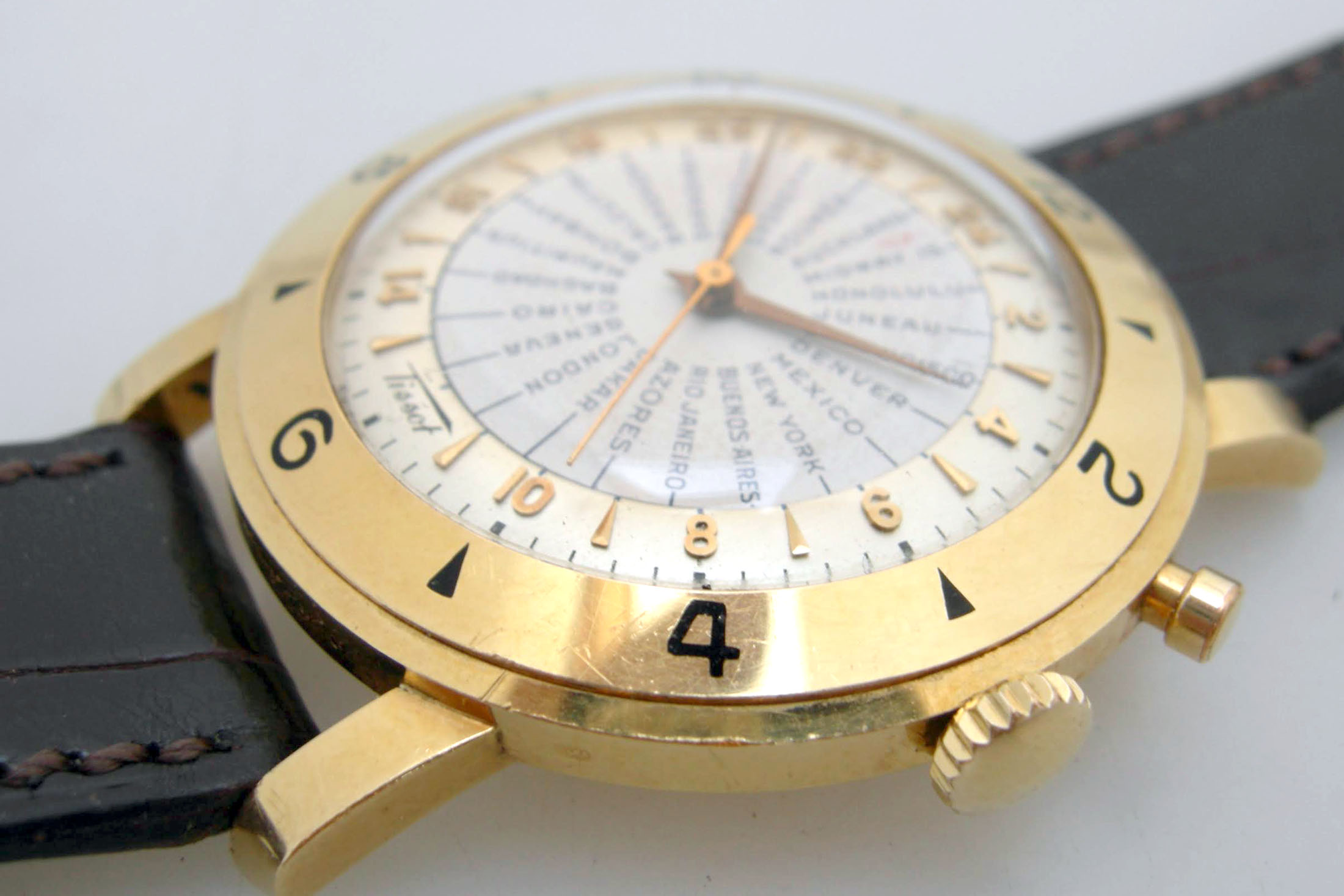 Monday Morning Find Mint 1953 Tissot Navigator Worldtimer Is