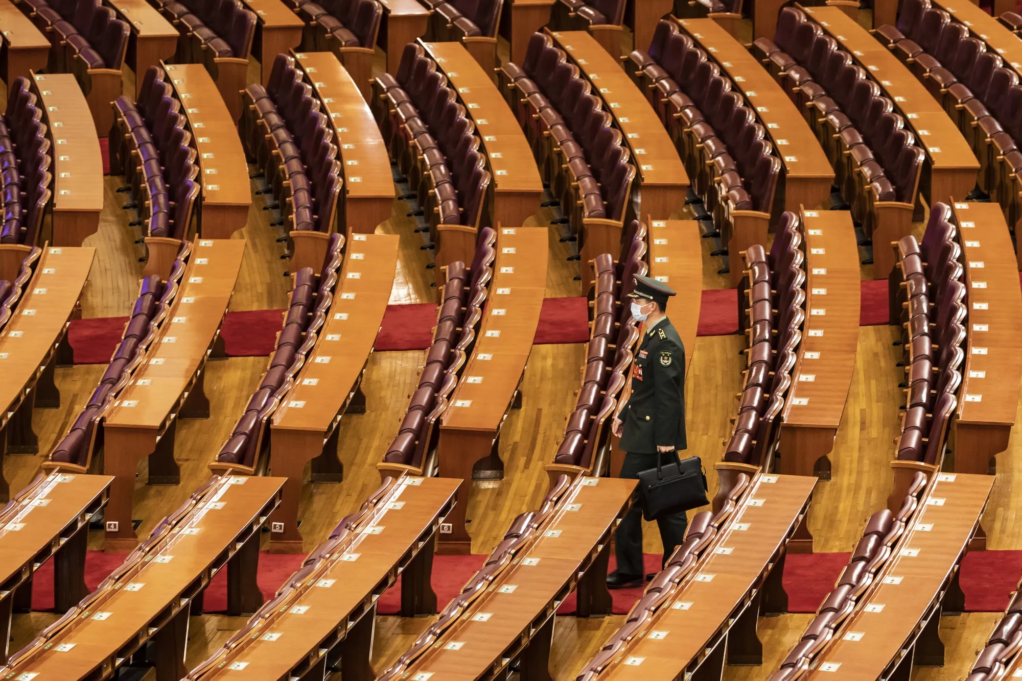 The Great Hall of People in Beijing.&nbsp;Guangzhou issued a&nbsp;notice&nbsp;at the start of the year exhorting officials to reduce the duration and size of meetings, and prioritize online conferences.