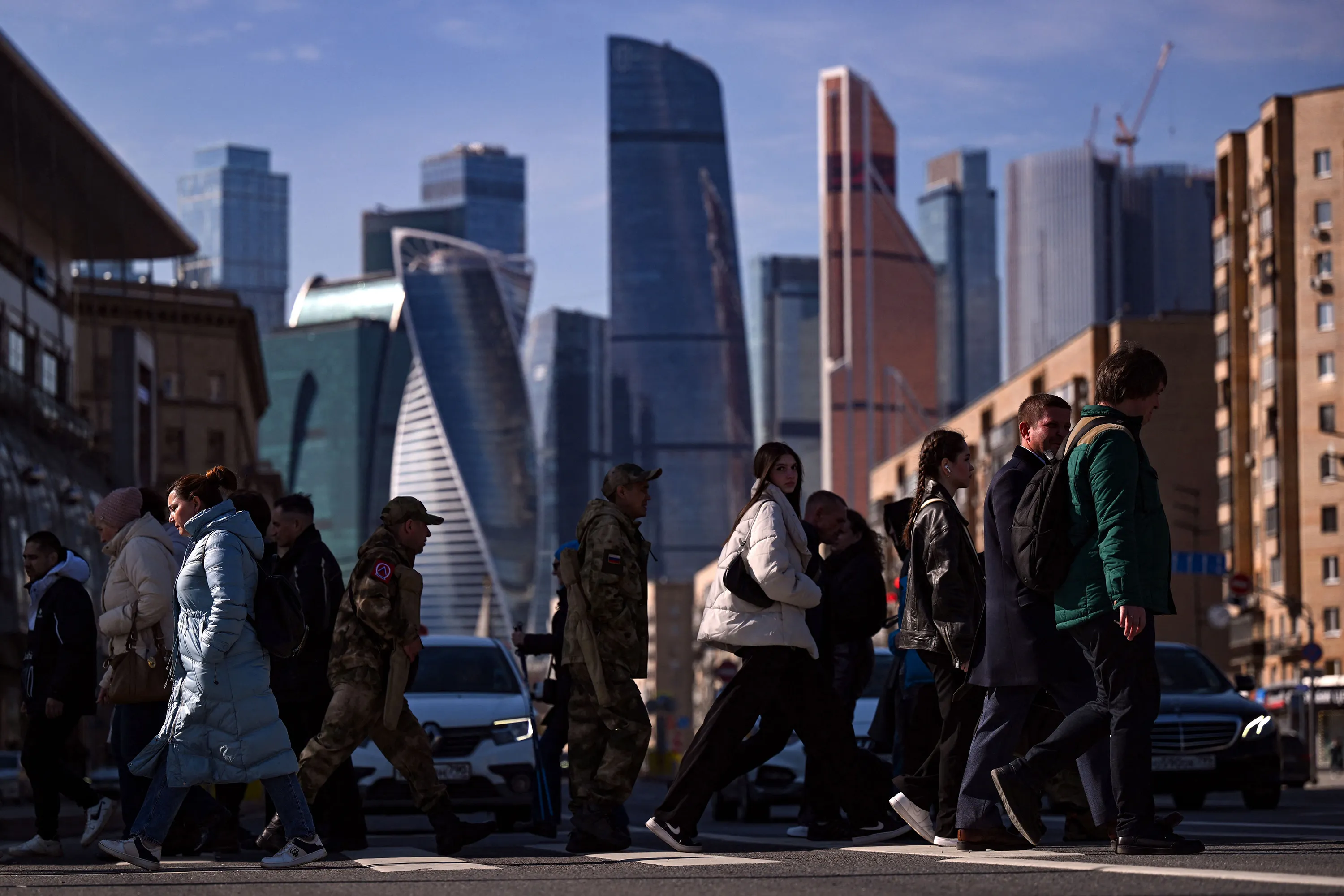 Moscow's business district.