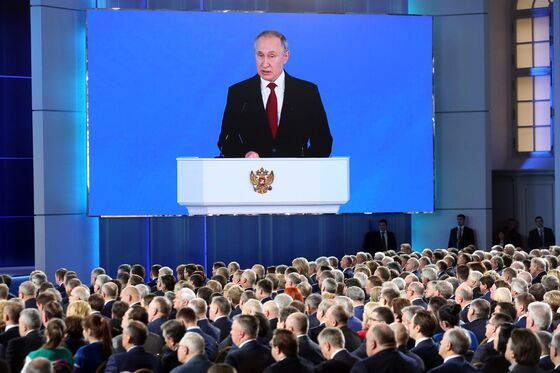 Putin Seizes Moment to Rule Until He’s 83 Amid Fading Popularity