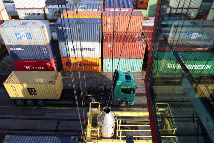 Port in Berlin.
