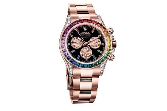 A Precious Rainbow on Your Wrist Is the Latest Flashy Trend in Watches