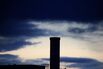 Emissions Rising From A Chimney Stack