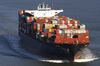 The Swansea container ship sails out of New York Harbor in New York, U.S., on Sunday, Nov. 3, 2019. President Donald Trump said that the U.S. hasn't agreed to roll back all tariffs on China, muddying hopes raised by China and even some of his own aides that the U.S. was ready to lift some tariffs to secure a trade deal.