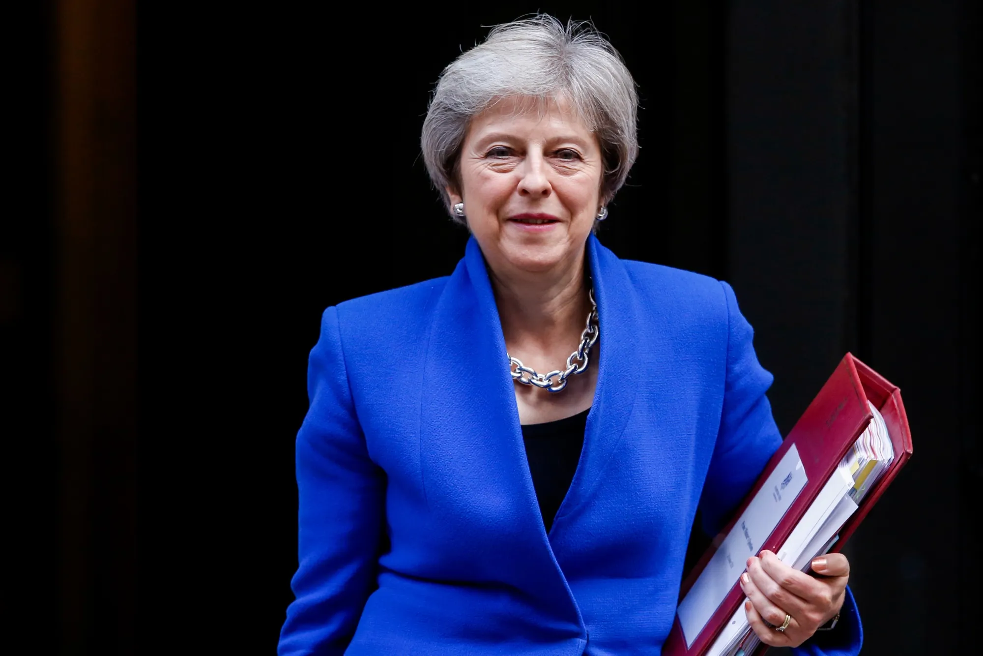 Theresa May on Oct. 24.&nbsp;
