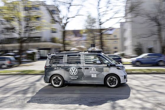 Volkswagen CEO Takes ID.Buzz for First Autonomous Spin in Munich