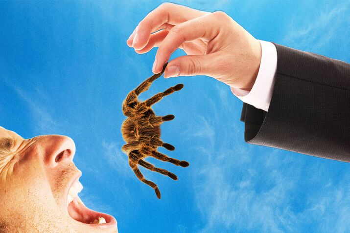 Custom lede image for Bloomberg Opinion column by Stephen Mihm on company retreats