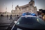 Police patrols Rome to limit vehicles from entering the city center. Photographer: Andrea Ronchini/Pacific Press/LightRocket via Getty Images
