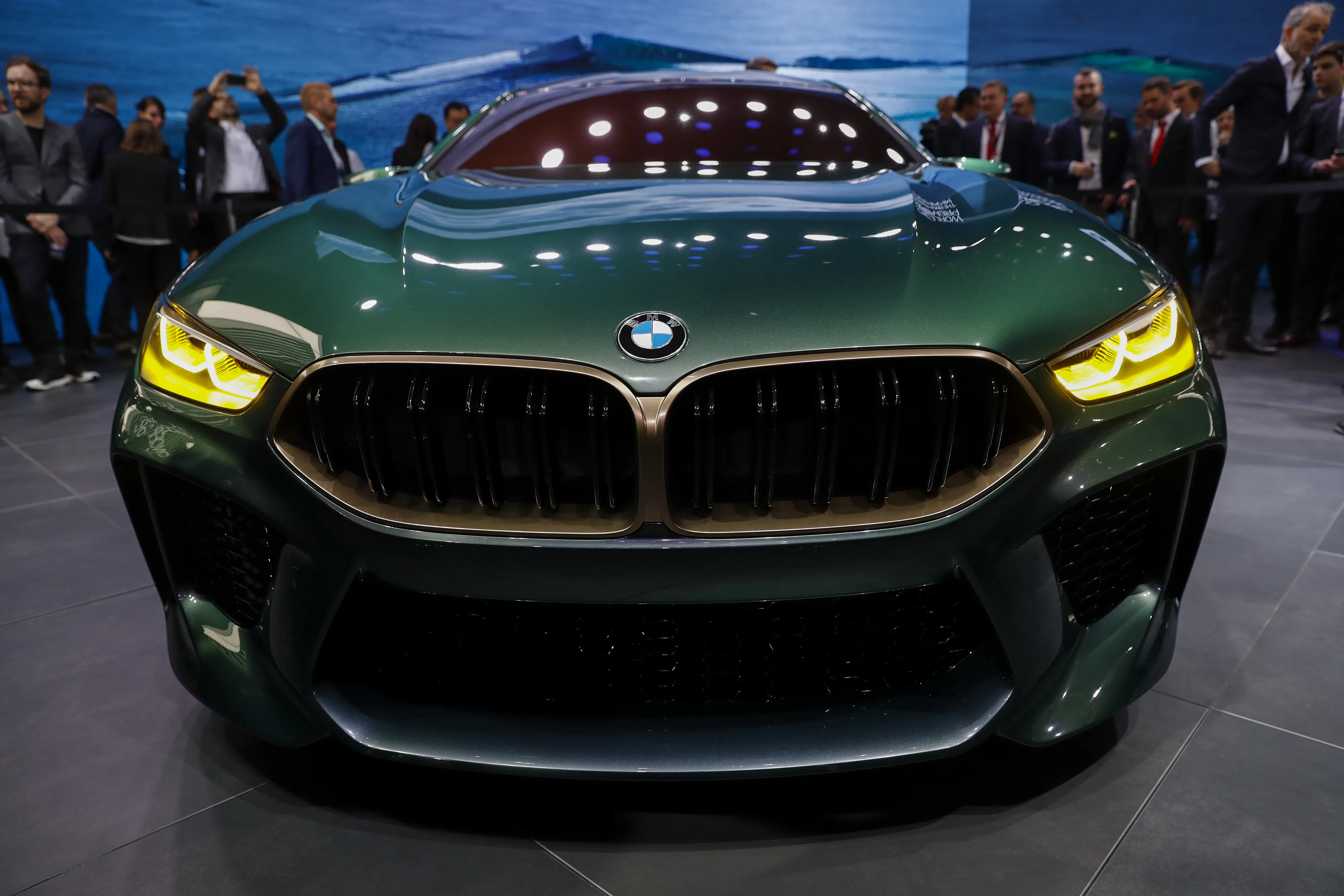 The BMW M8 Gran Coupe concept automobile