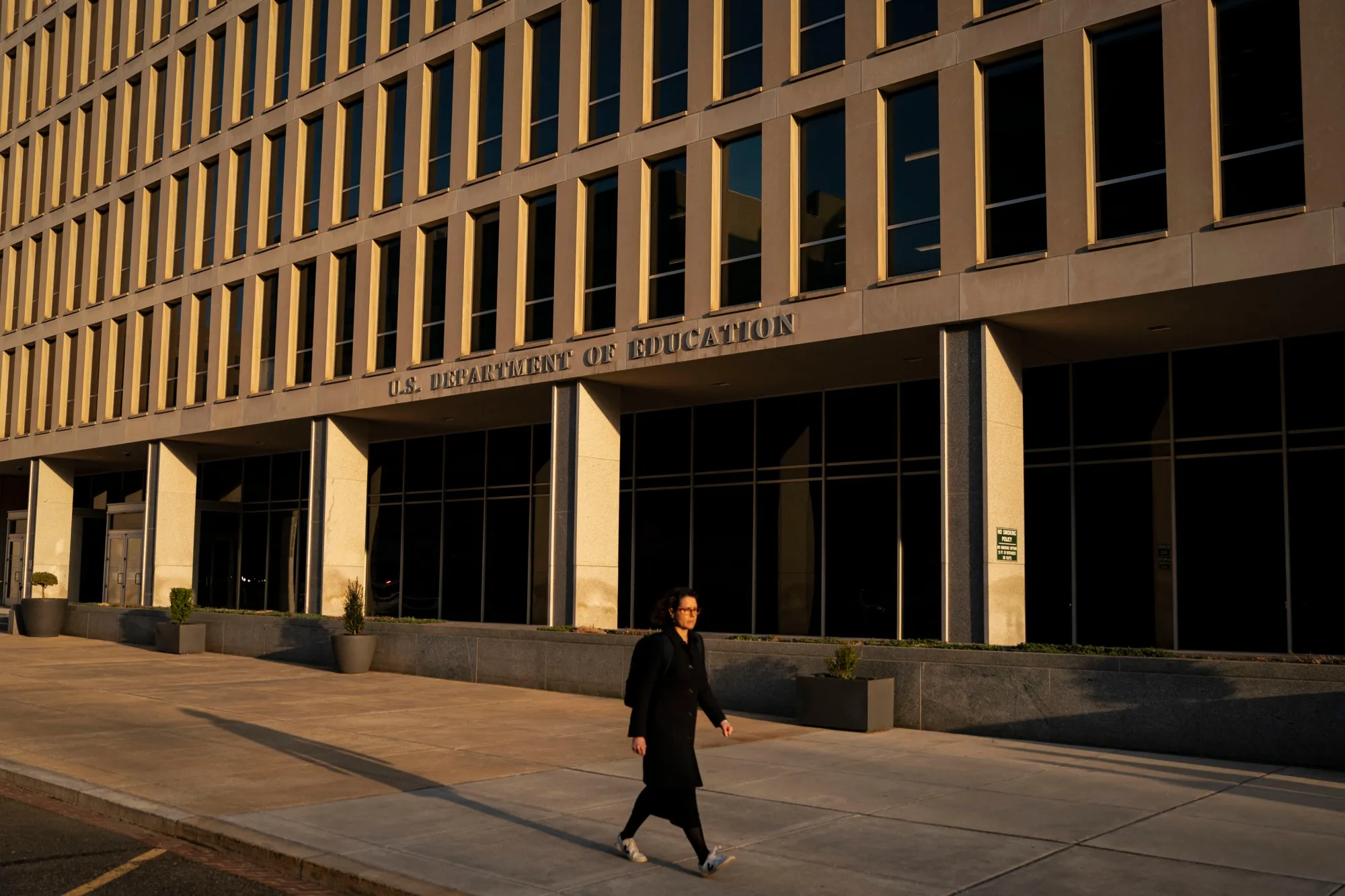 The US Department of Education headquarters in Washington.