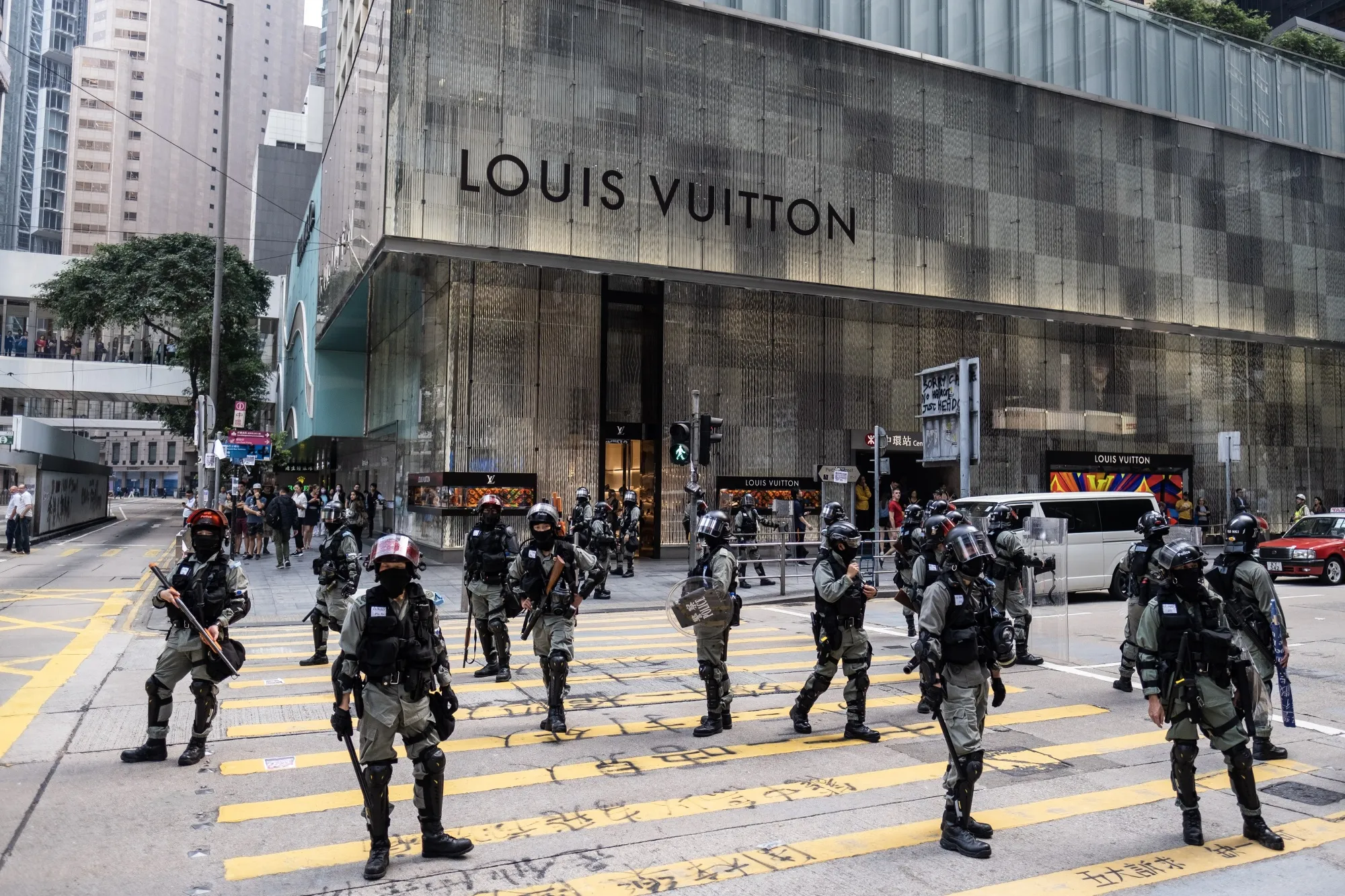 Hong Kong’s protests have deterred mainland visitors, who are big buyers of luxury goods.