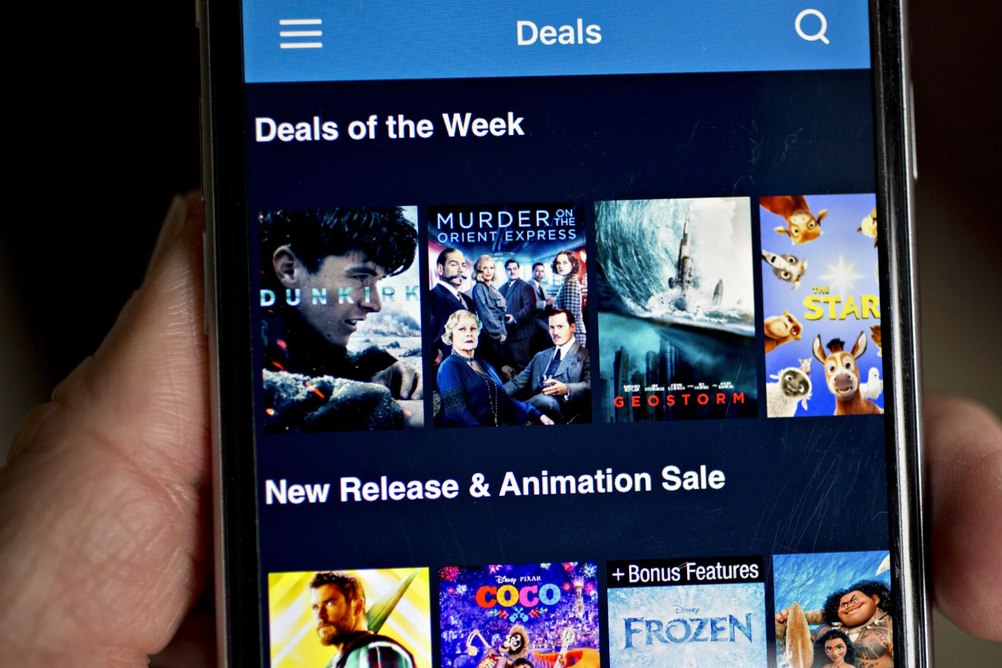 The Vudu application