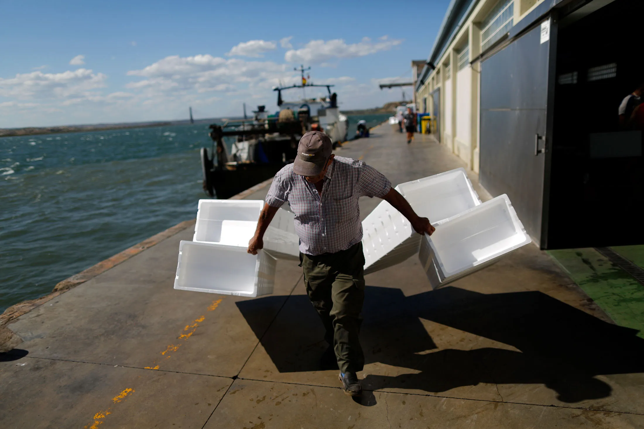 A fisherman&nbsp;in&nbsp;Ayamonte, a town on Spain’s Atlantic coast.&nbsp;