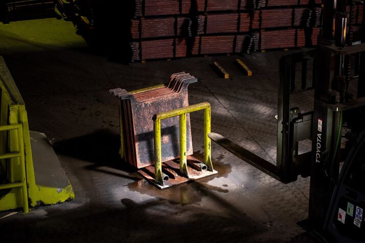 The Codelco El Teniente Mine And Processing Facility As Copper Wavers