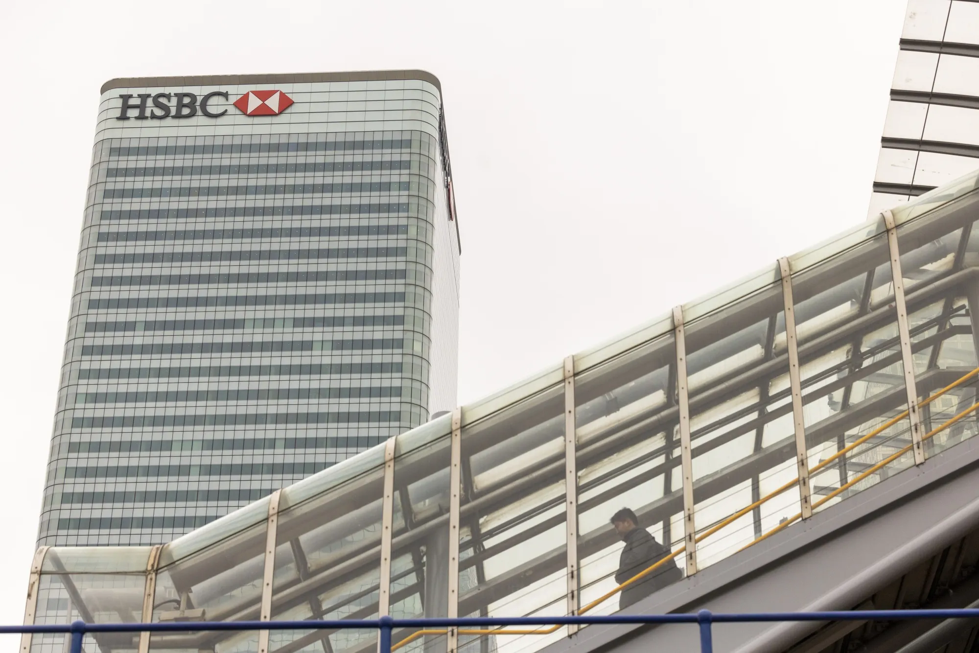 The headquarters of HSBC Holdings Plc in London, UK.
