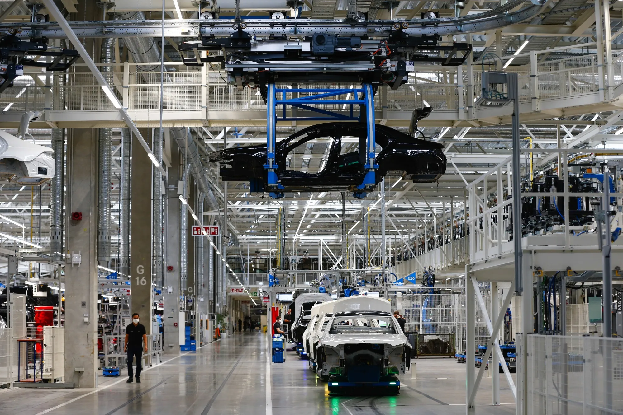 Daimler AG Unveils New Mercedes Benz S-Class Sedan at Automaker's Carbon Neutral Factory