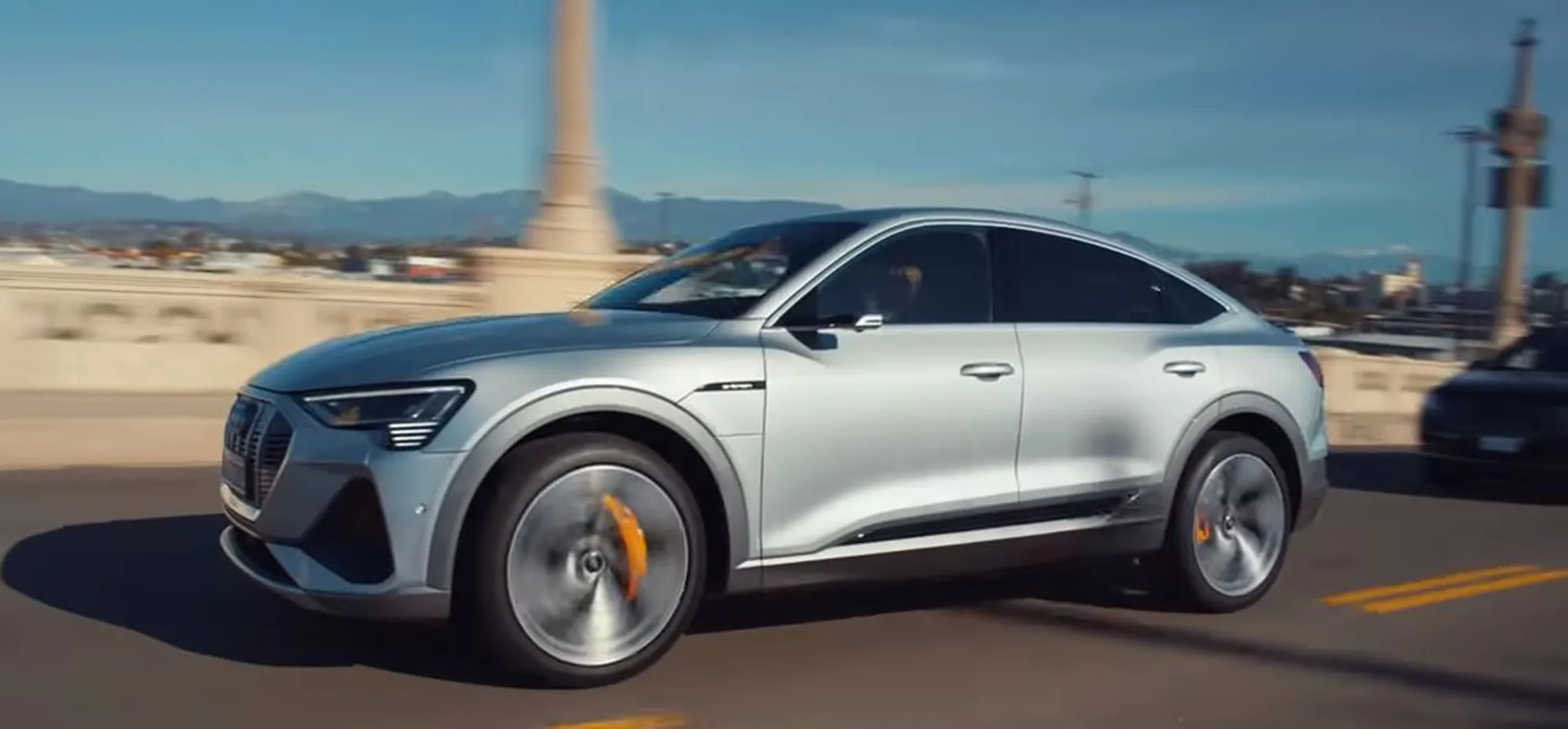 The Audi electric e-tron ad.