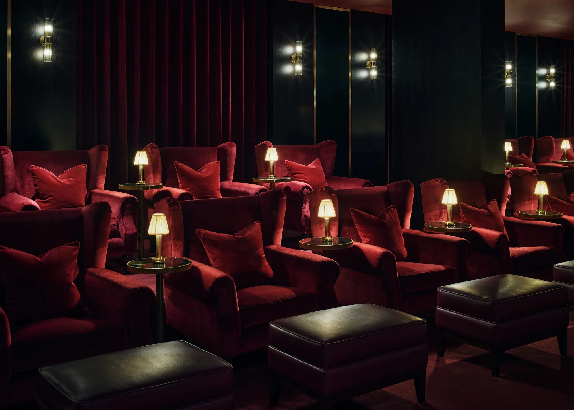 Residents have access to a private cinema, which hosts movies and talks.