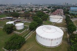 Pertamina Oil Storage Depot Ahead of A Full-year Earnings Announcement 