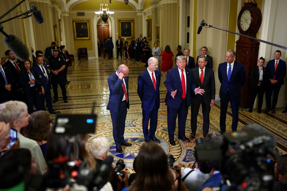Trump Encounters GOP Summer of Discontent at Capitol Lunch