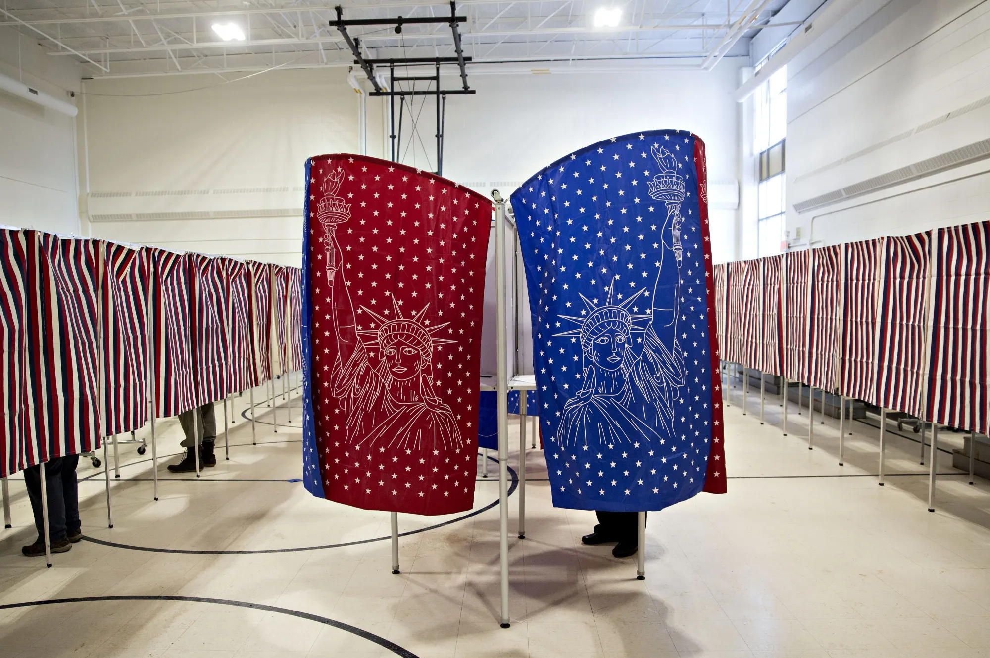 New Hampshire Residents Vote In The First-In-The-Nation New Hampshire Primary