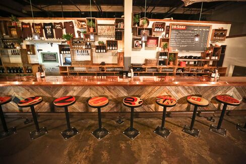 Oxbow Brewing's new blending/bottling facility and taproom in Portland, Maine.