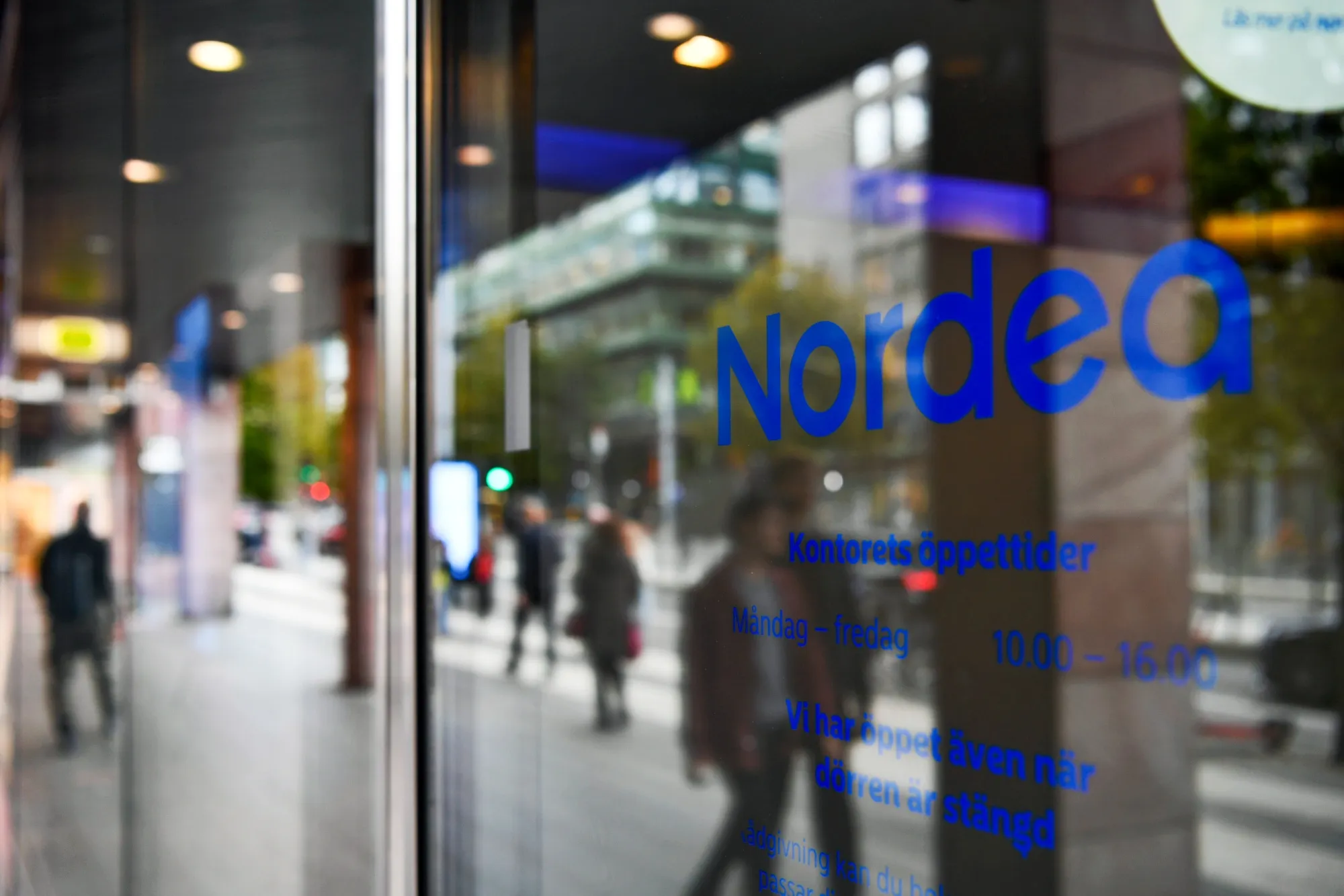 A Nordea Bank&nbsp;branch in Stockholm.
