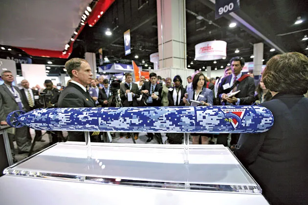 The Knifefish: In 2017, the Navy will deploy this 1,700-pound, 19-foot-long drone for sniffing out underwater explosives. The Knifefish can roam the deep seas for 16 hours at a time without a pilot