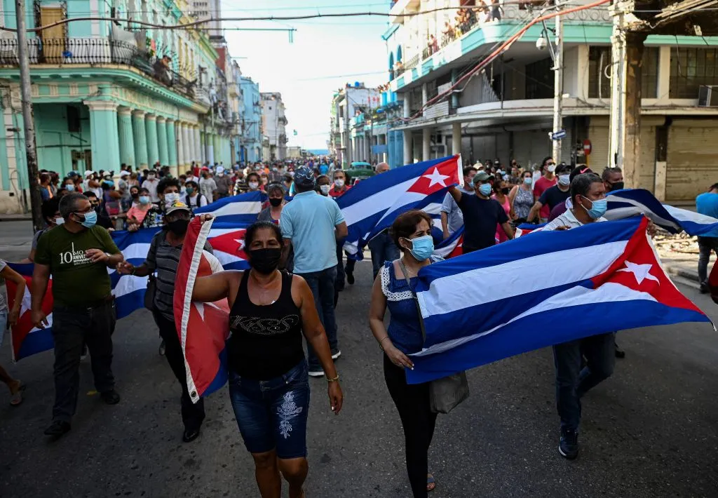 CUBA-POLITICS-DEMONSTRATION