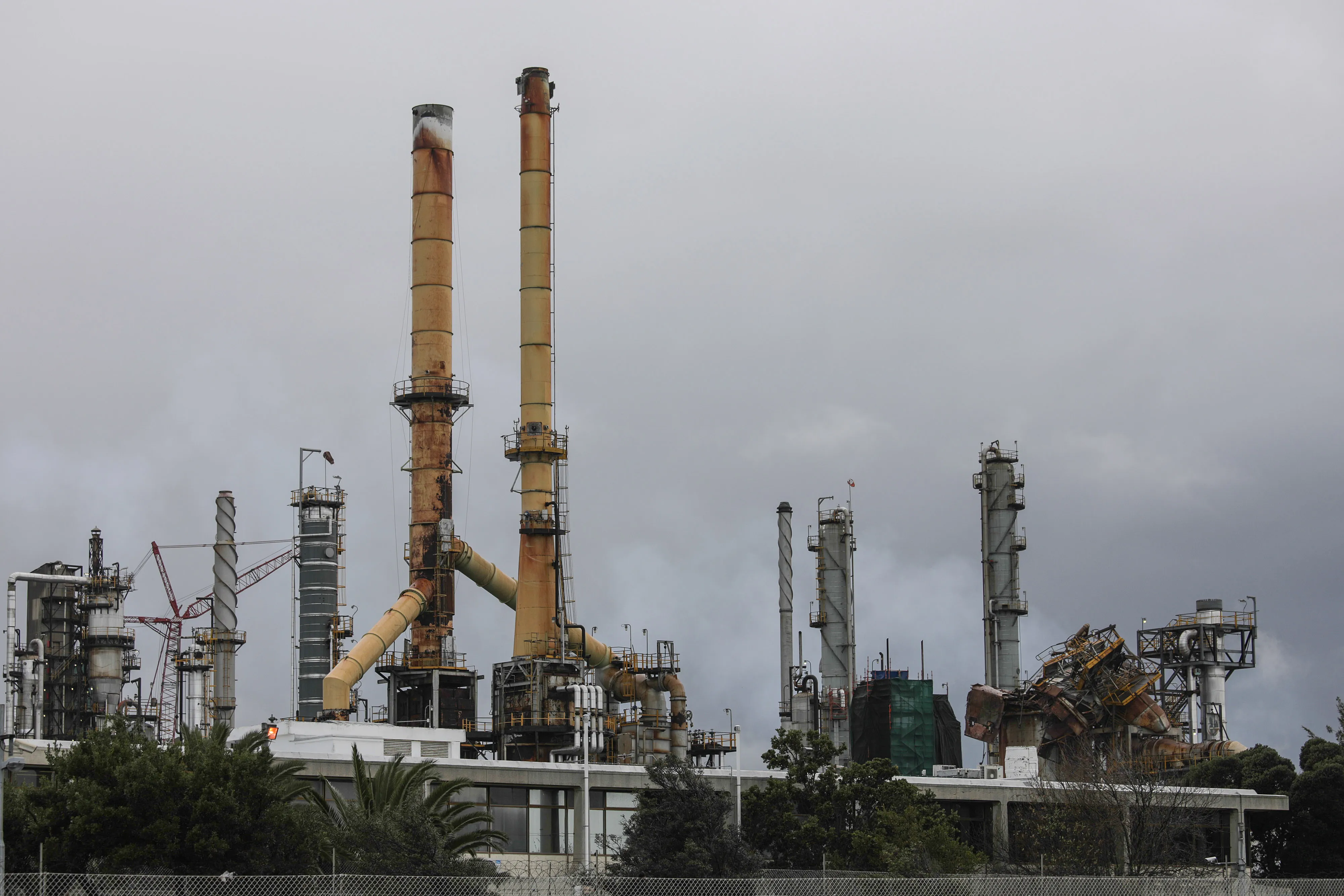 A oil refinery belonging to Astron Energy, a unit of Glencore, in South Africa