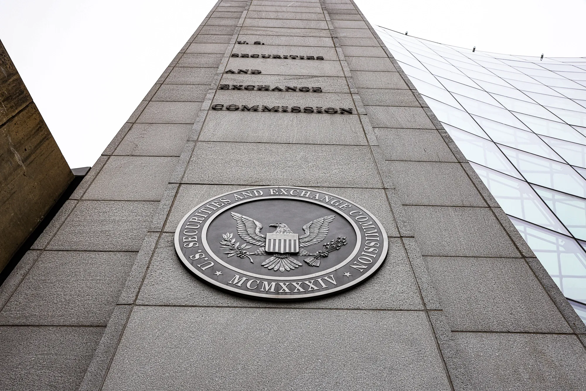 The US Securities and Exchange Commission headquarters in Washington.