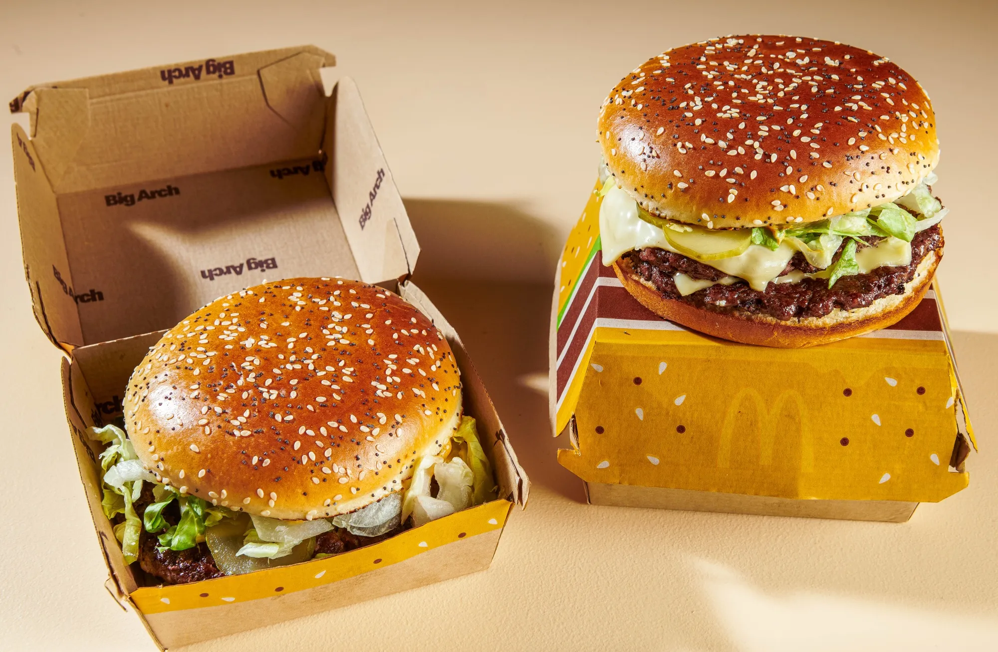 マクドナルドの「ビッグ・アーチ」バーガー