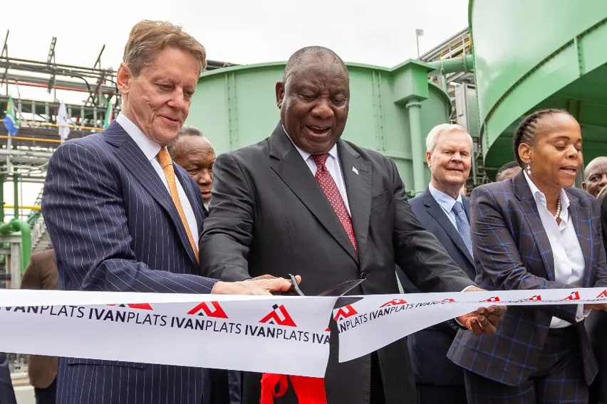 South Africa's President Ramaphosa Opens Long Awaited Ivanhoe Platinum Mine  - Bloomberg