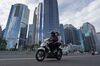 Motorcycle taxis are a regular fixture in congested Indonesian cities where transport infrastructure is limited and gridlock is among the worst in the world.