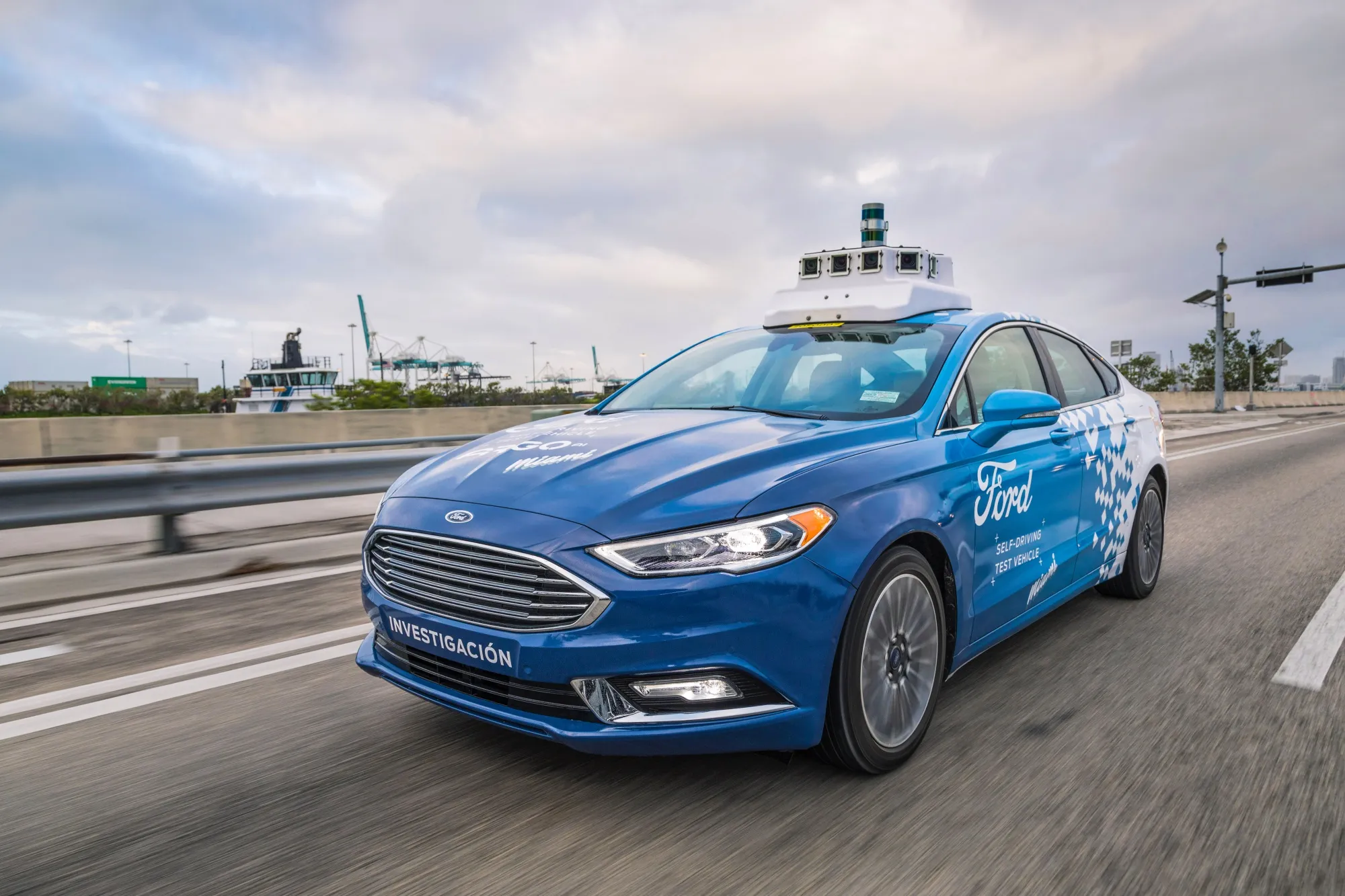 Ford's autonomous vehicle.