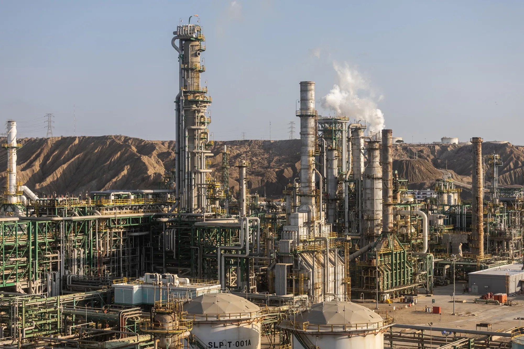 The Petroleos del Peru SA Talara refinery.