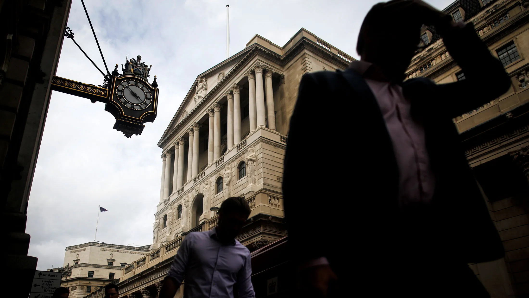 The Bank of England (BOE) in London.
