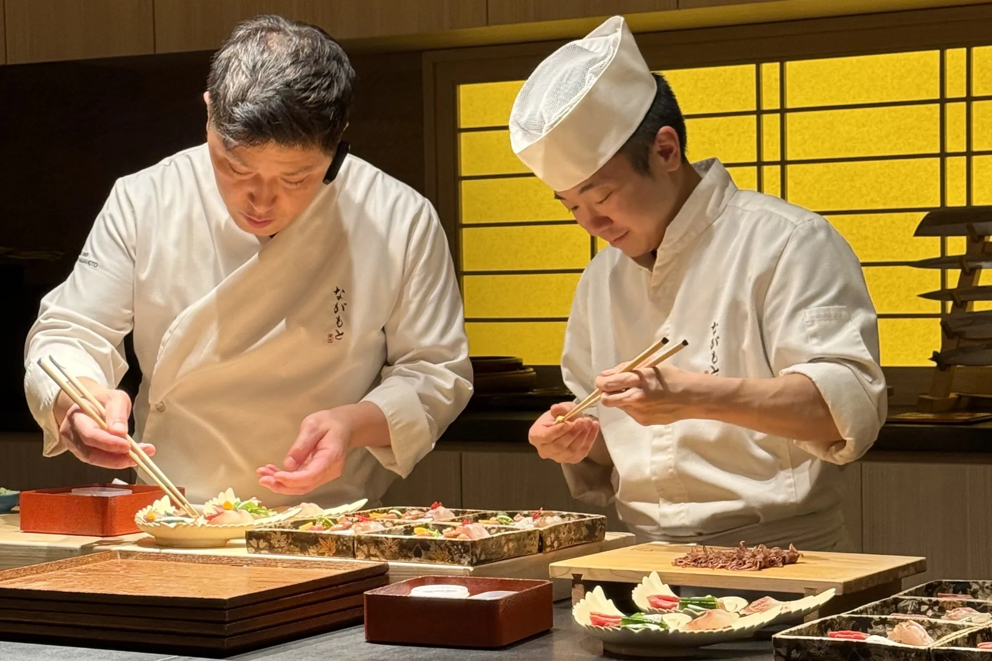 Watching the chef at work is&nbsp;an almost hypnotic experience.