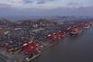 Views of the Yangshan Deepwater Port Ahead of China Trade Figures