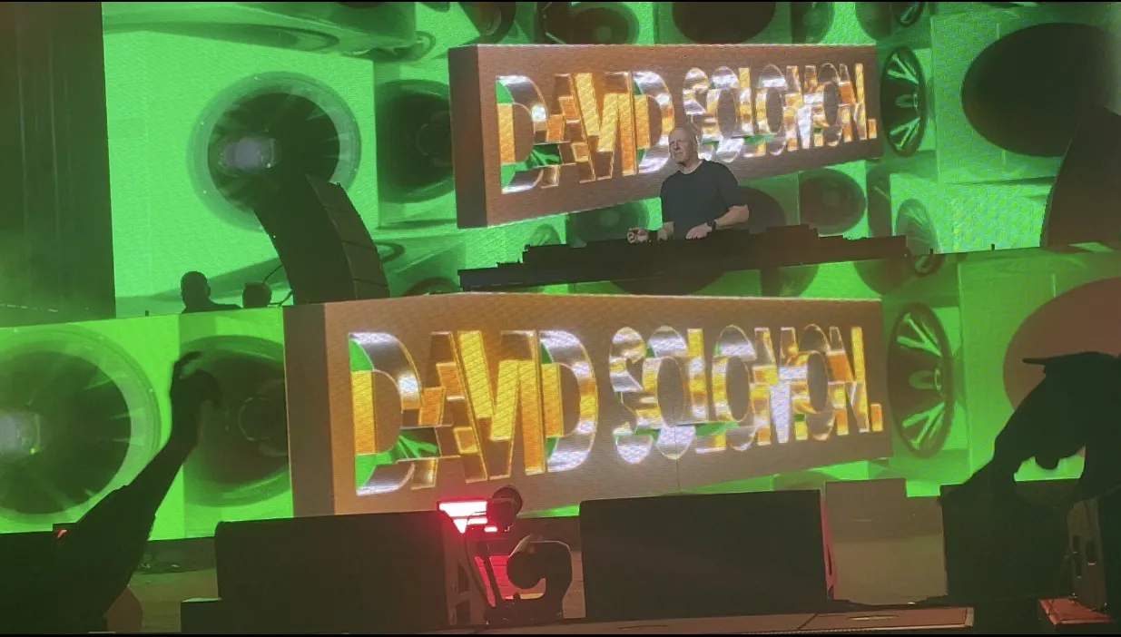 David Solomon spins at Sports Illustrated’s party.