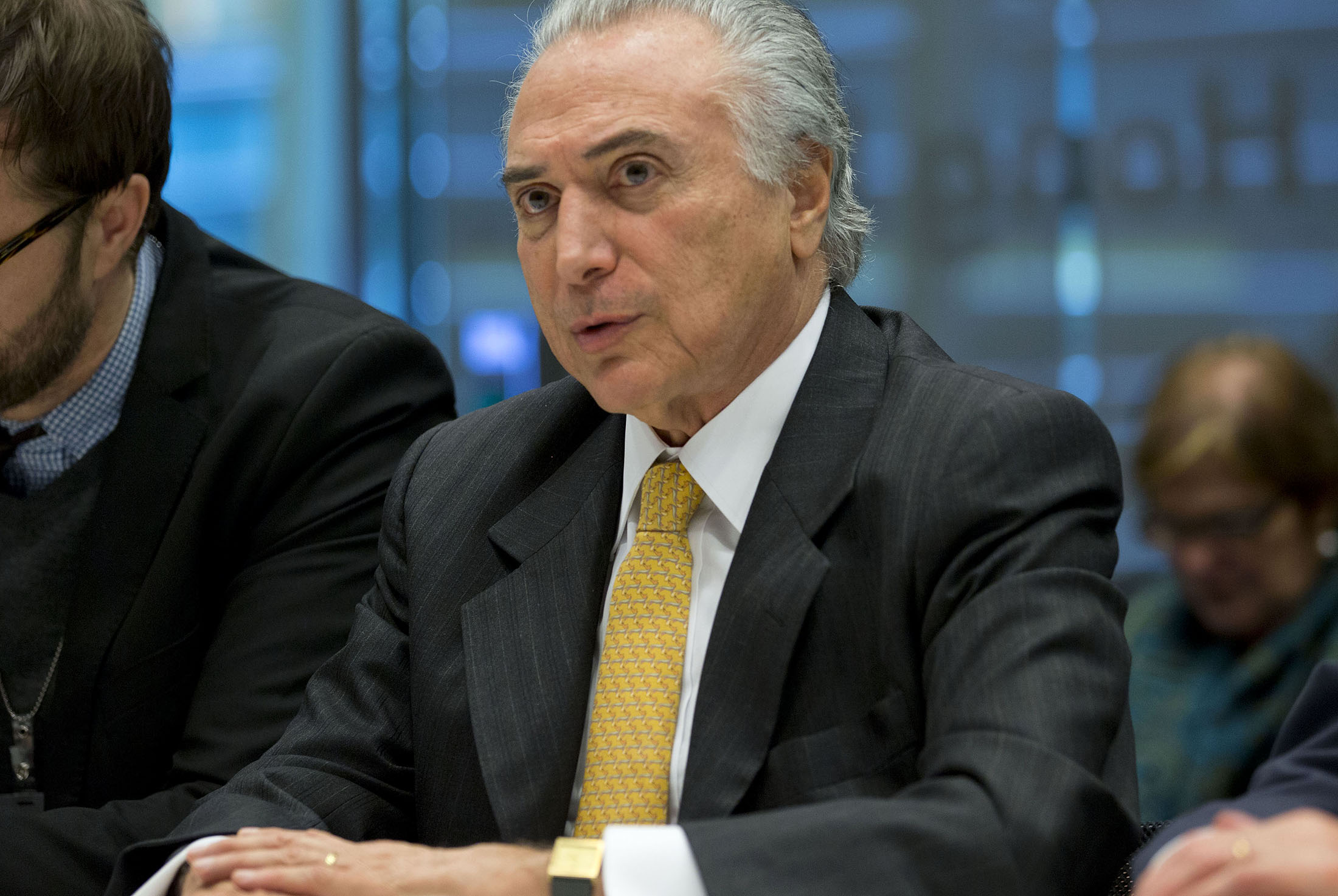 Leaked Brazil Tape Shows VP Temer Practicing Unity Address - Bloomberg