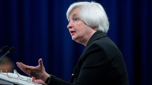 Janet Yellen, chair of the U.S. Federal Reserve, during a news conference following a Federal Open Market Committee (FOMC) meeting in Washington, D.C., on Sept. 17, 2015.
