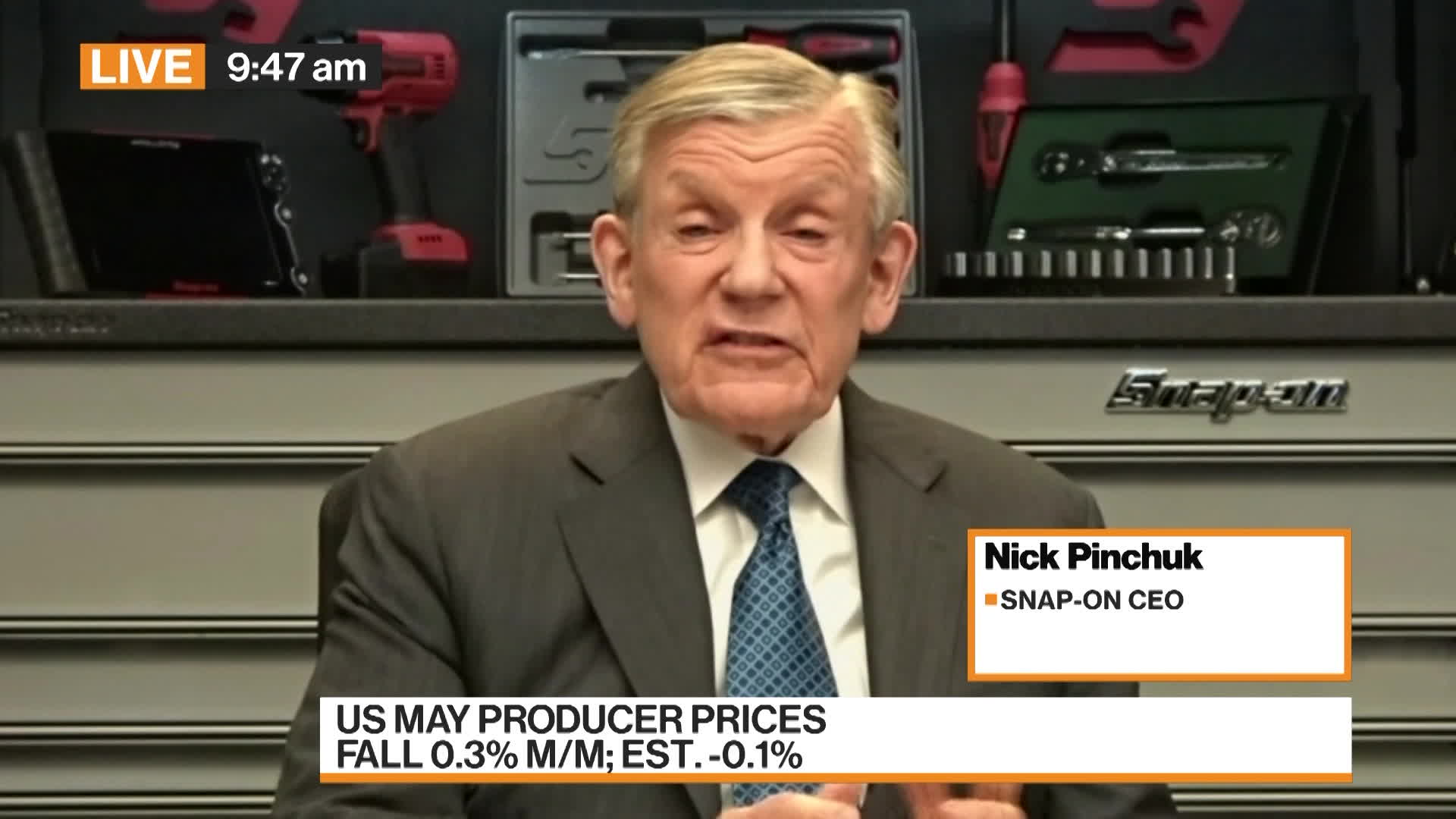 Watch Snapon CEO Says He Doesn't Anticipate Layoffs Bloomberg