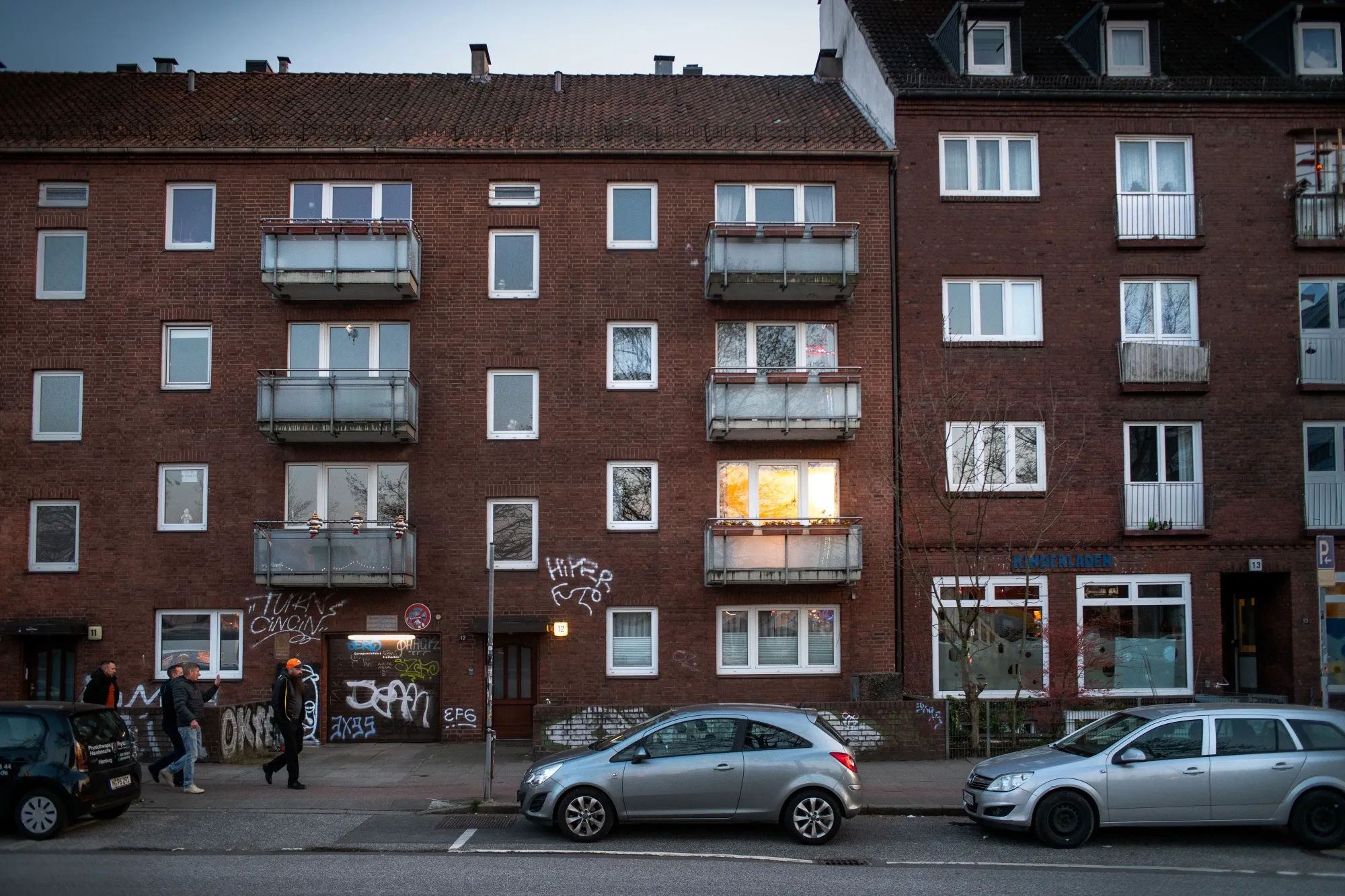 Residential&nbsp;housing in Hamburg, Germany.