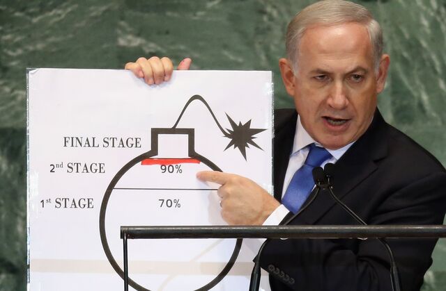 Netanyahu has long warned of Iran’s potential nuclear threat to Israel, including at the UN General Assembly in 2012.