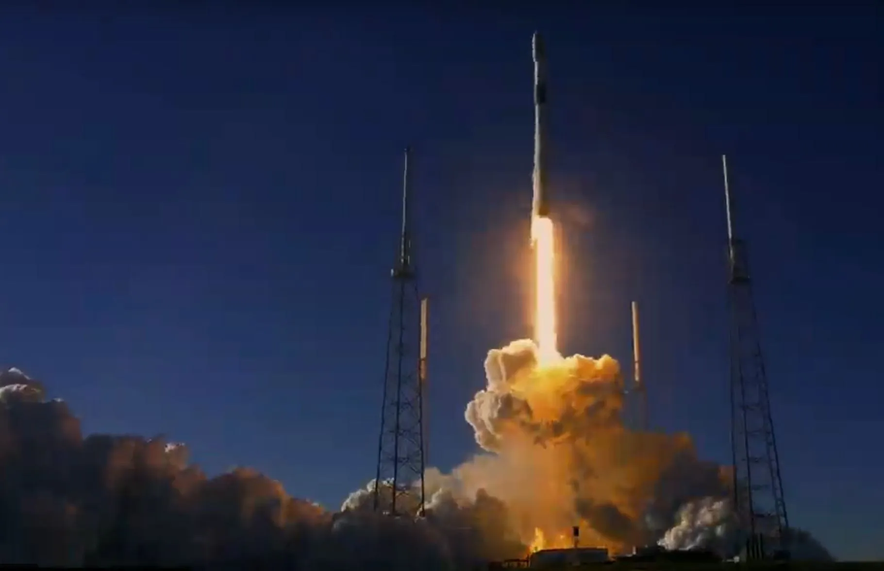 Falcon 9 rocket launch on Dec 23.