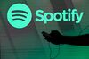 Illustrations Of Netflix, Spotify And Uber Logos