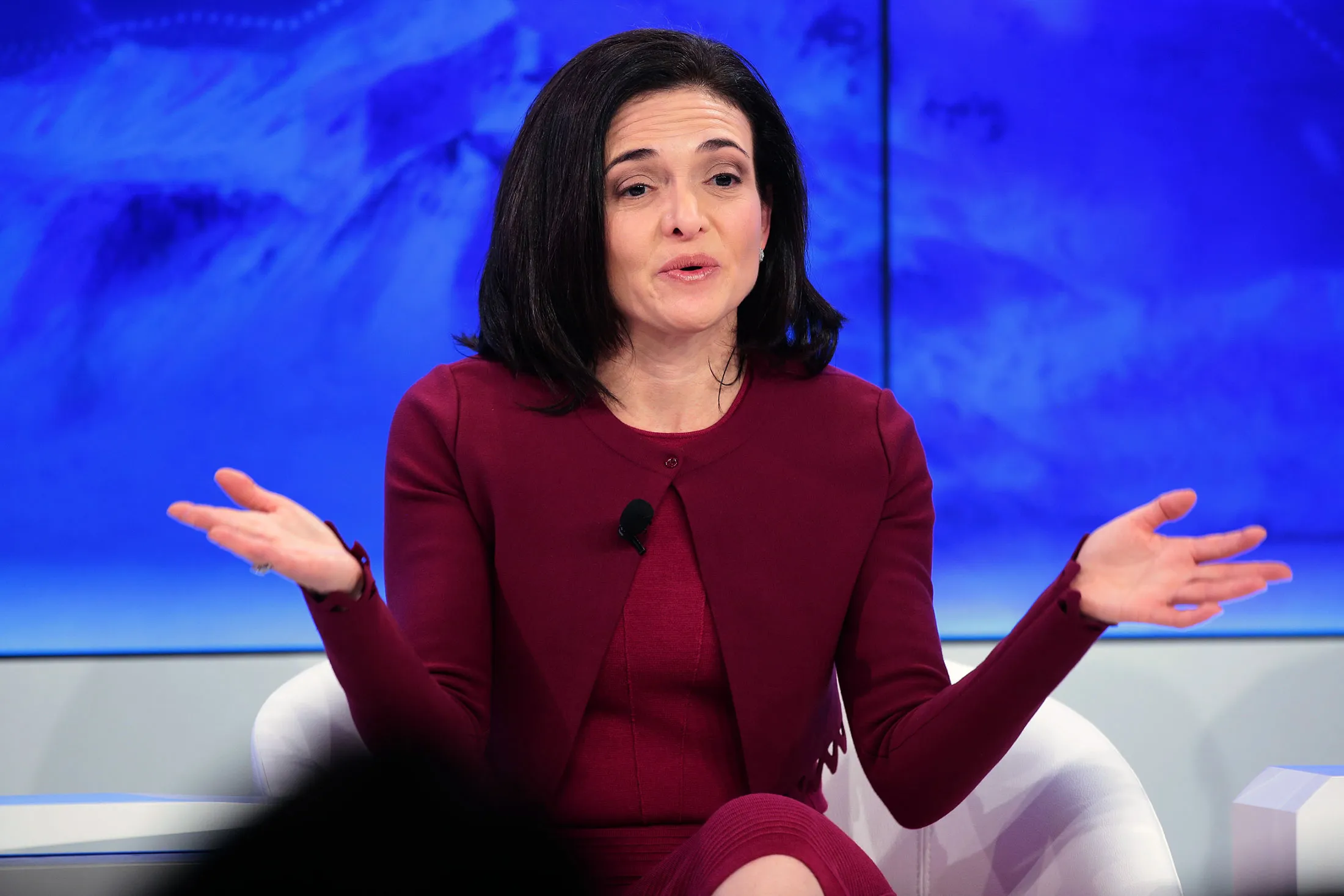 Sheryl Sandberg, chief operating officer of Facebook Inc.
