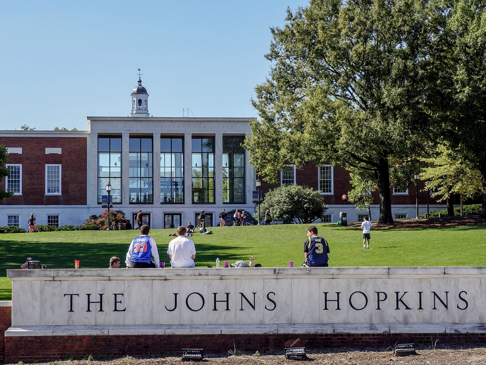 The Milton S Eisenhower Library of the Johns Hopkins University.