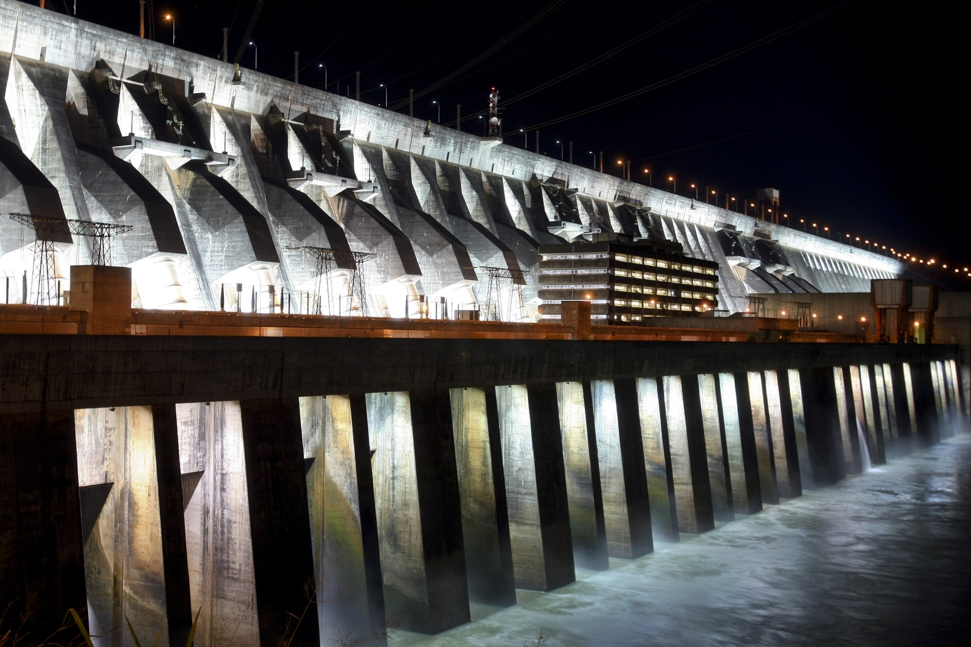 The Itaipu hydroelectric dam stands along the Parana River in Foz do Iguacu, Brazil
